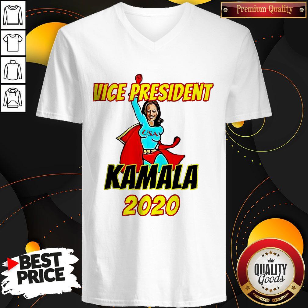 Kamala Harris Vice President 2020 For Joe Biden Vote Blue Shirt - Image 2
