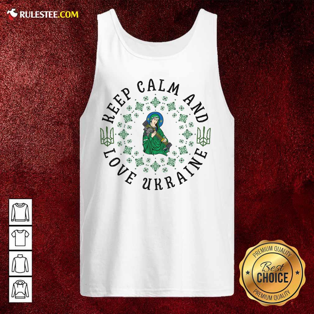 Keep Calm And Love Ukraine Jesus Shirt - Image 2