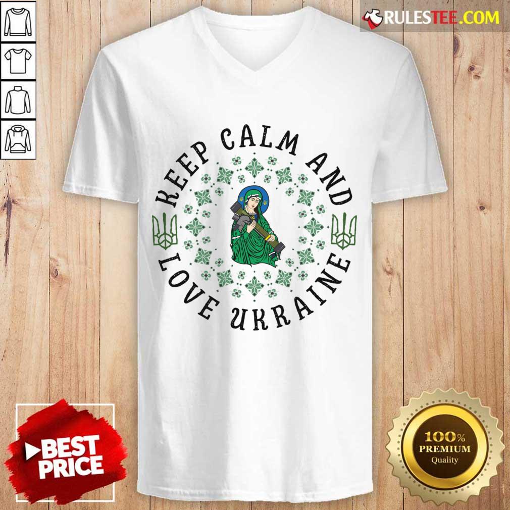 Keep Calm And Love Ukraine Jesus Shirt - Image 5