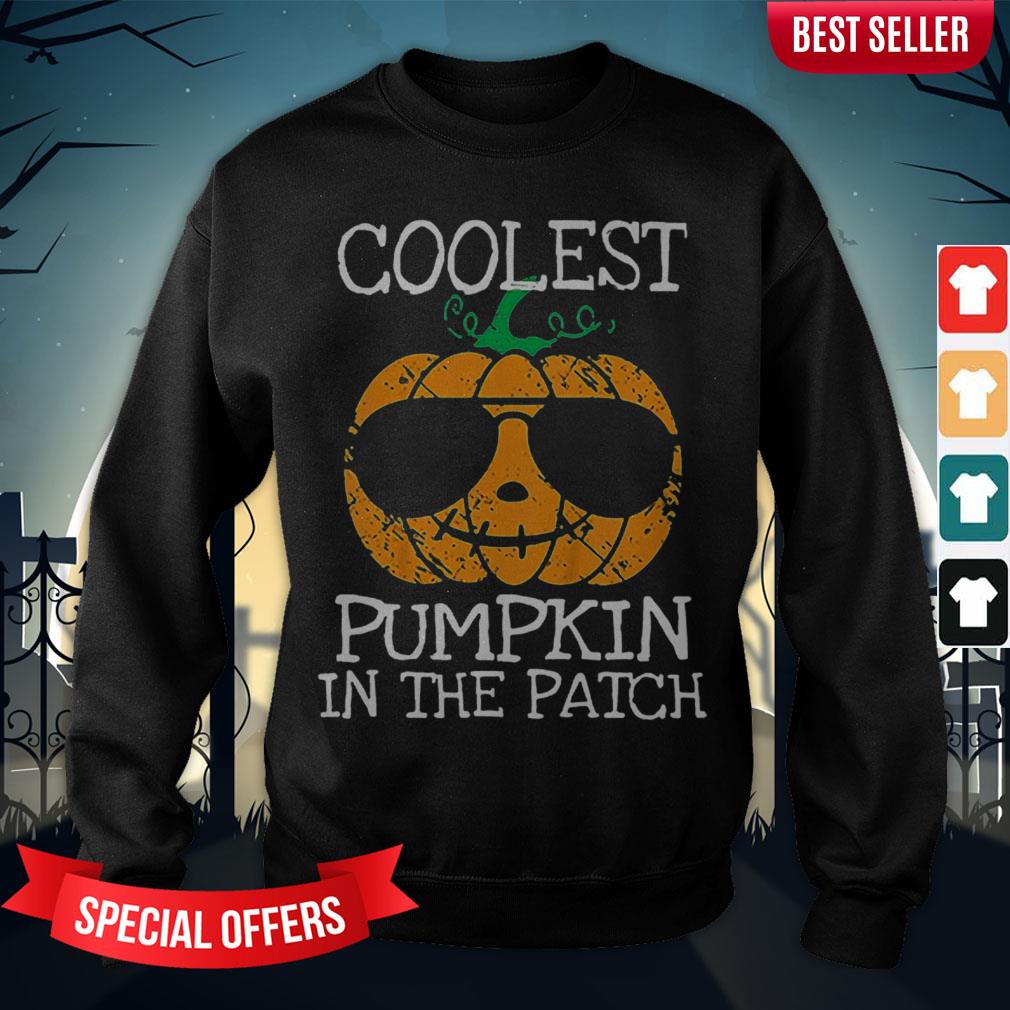 Kids Coolest Pumpkin In The Patch Halloween Costume Boys Gift Tshirt - Image 4