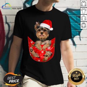 Alternative view of Kill Santa Yorkshire Terrier Merry Christmas Shirt