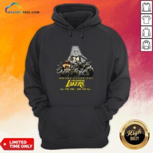 Alternative view of Kobe Bryant 2020 NBA Champions Los Angeles Lakers All For One One For All Shirt