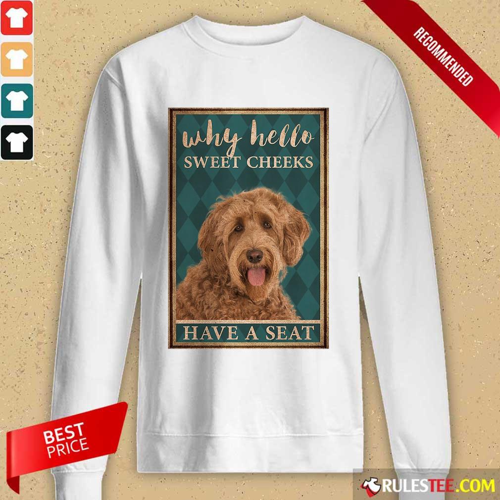 Labradoodle Why Hello Poster Shirt - Image 2