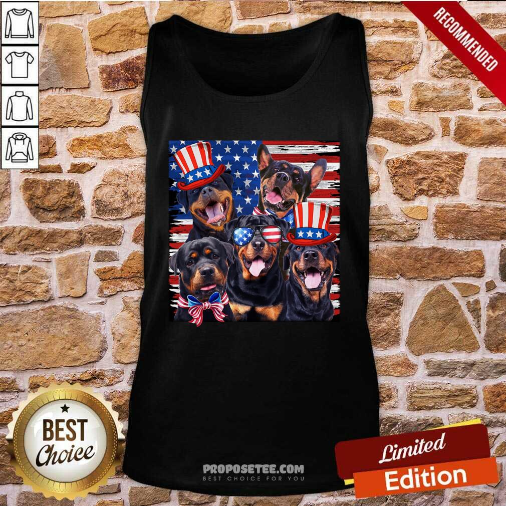 Labrador Black Dog 4th Of July USA Flag Shirt - Image 4