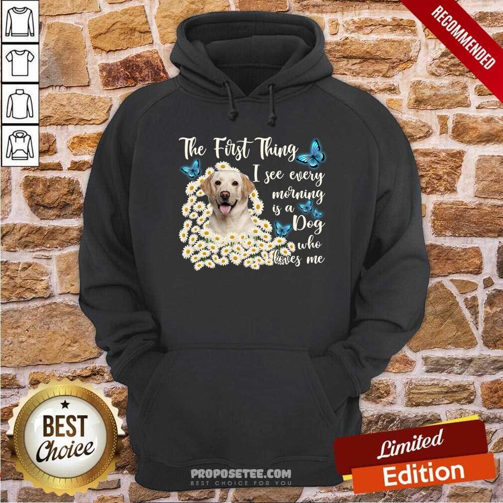 Labrador I See Every Morning Is A Dog Who Loves Me Shirt - Image 2