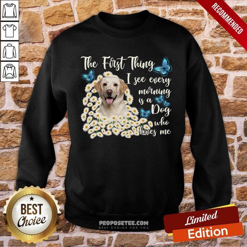Labrador I See Every Morning Is A Dog Who Loves Me Shirt - Image 5