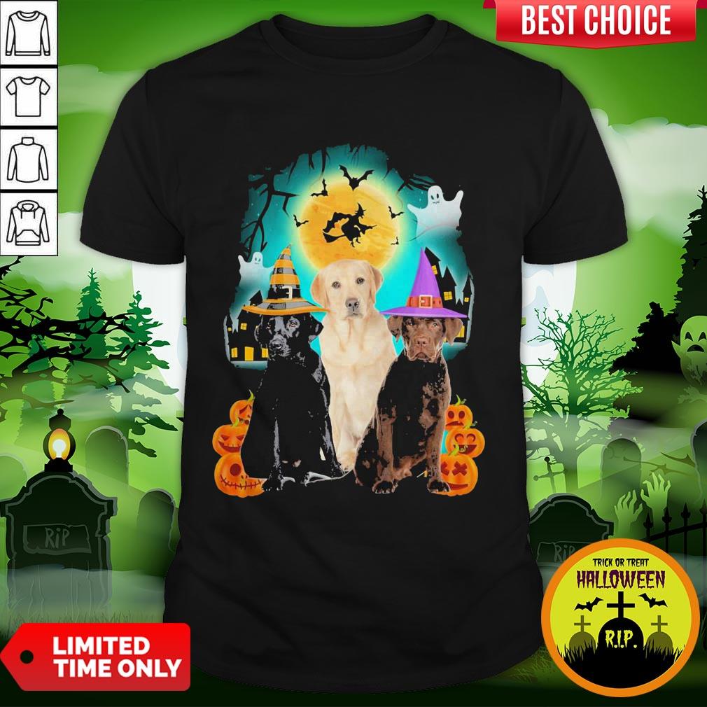 Labrador Retriever Halloween Dogs Shirt