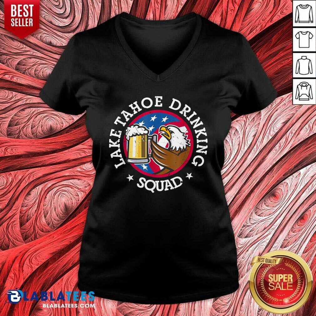 Lake Tahoe Drinking Squad July 4th Party Costume Beer Lovers 2021 Shirt - Image 2