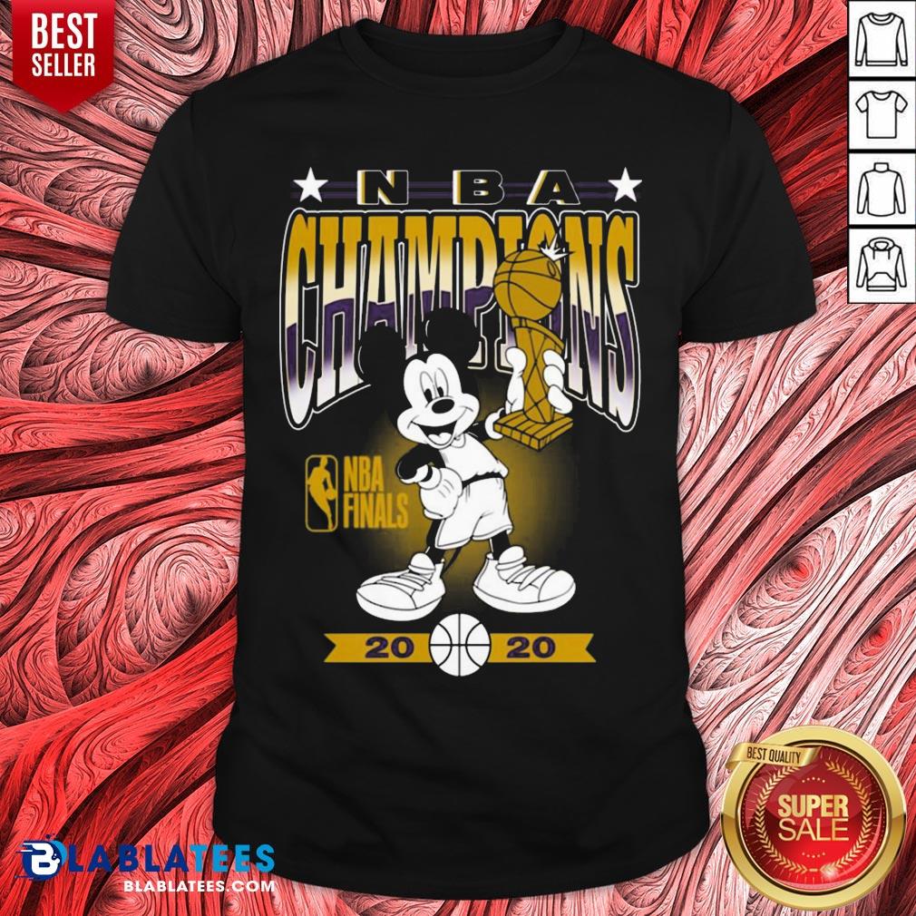 Lakers Mickey Mouse NBA Champions 2020 Shirt