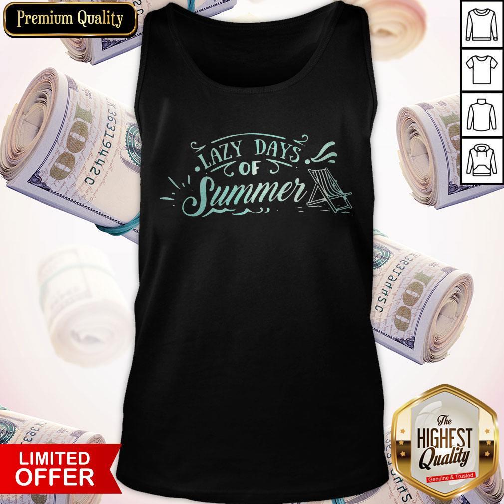 Lazy Days Of Summer Sun Vacation Beach Women's Sport Shirt - Image 3