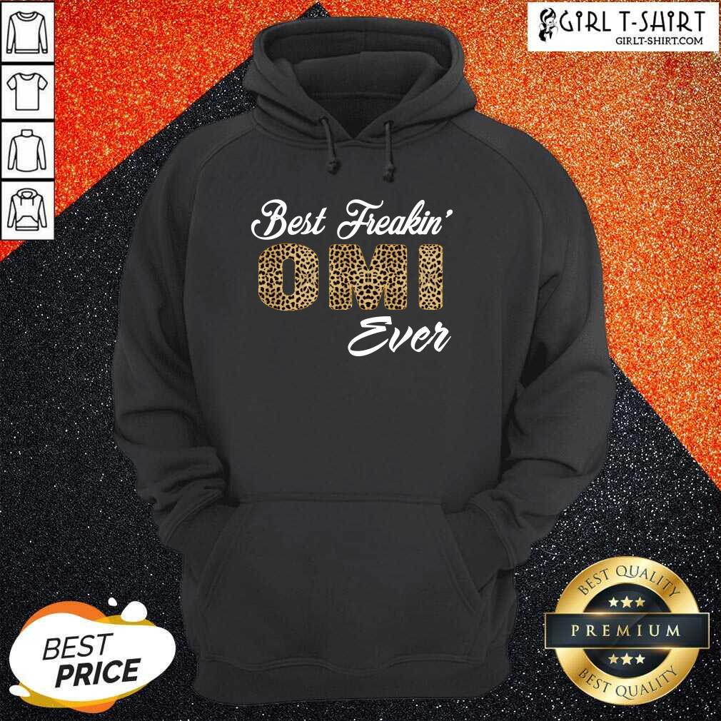 Leopard Best Freakin Omi Ever Shirt - Image 4
