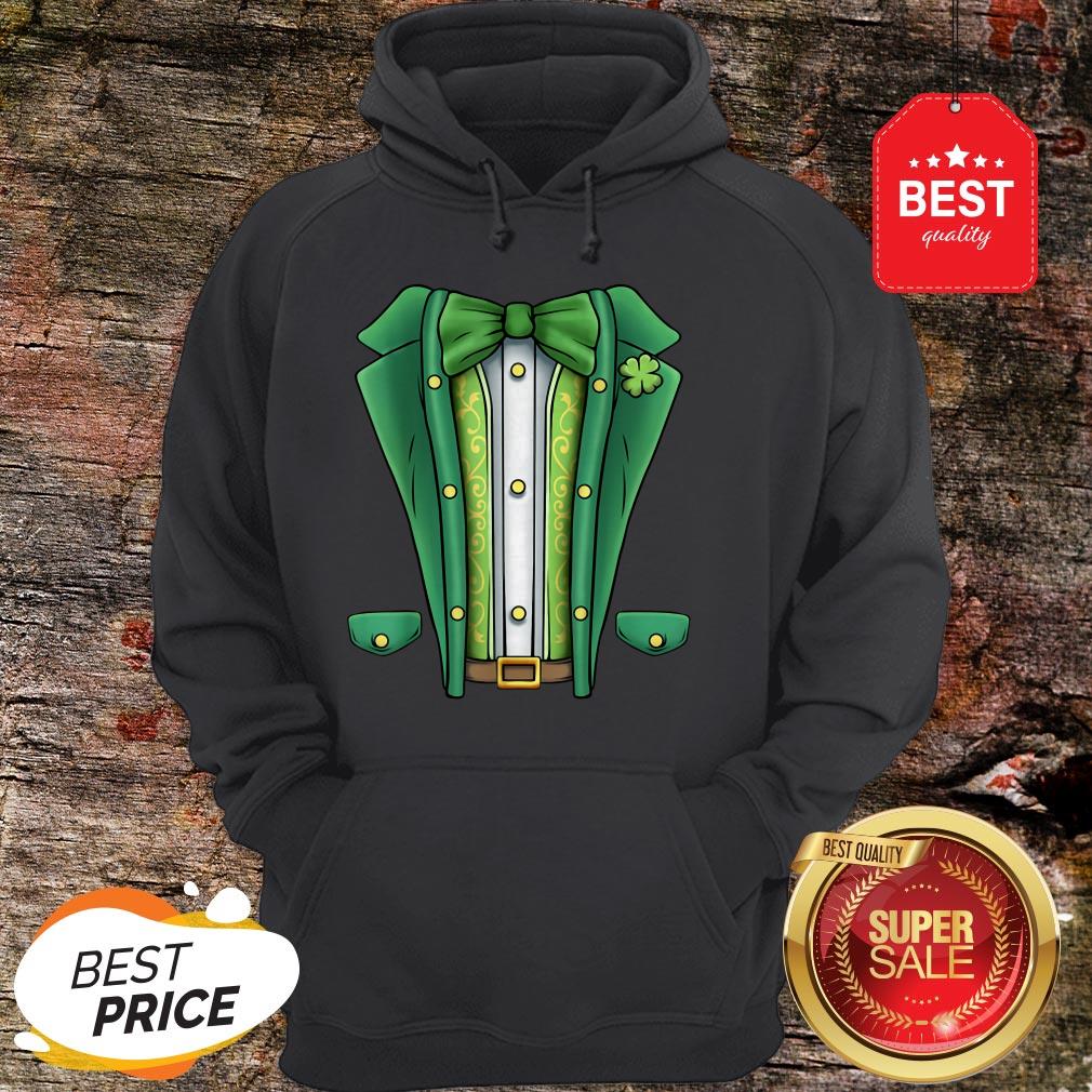 Leprechaun Costume Tuxedo Boys Kids St Patricks Day Men Girl T-Shirt - Image 3