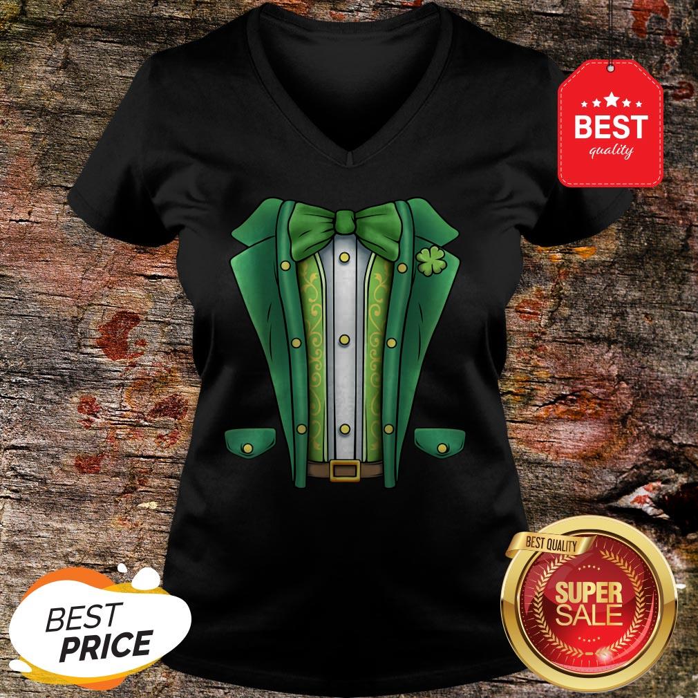 Leprechaun Costume Tuxedo Boys Kids St Patricks Day Men Girl T-Shirt - Image 4
