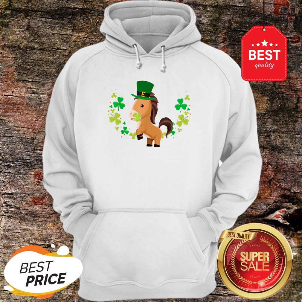 Leprechaun Horse Shamrock For Kids St.Patrick’s Day T-Shirt - Image 2