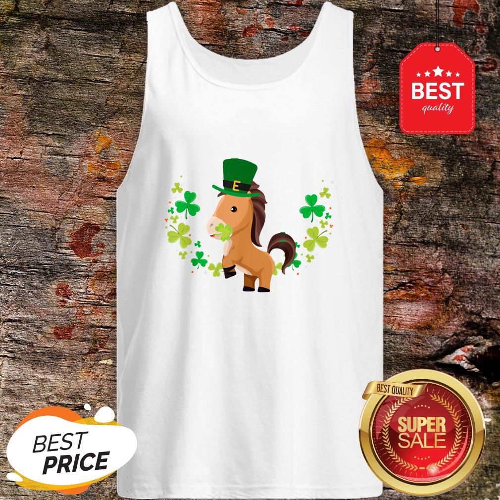 Leprechaun Horse Shamrock For Kids St.Patrick’s Day T-Shirt - Image 4