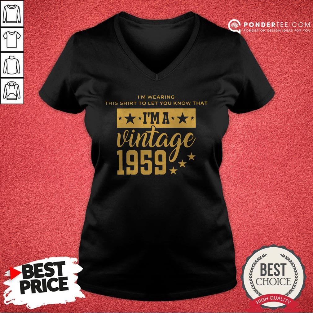 Let You Know I’m A Vintage 1959 Shirt - Image 3