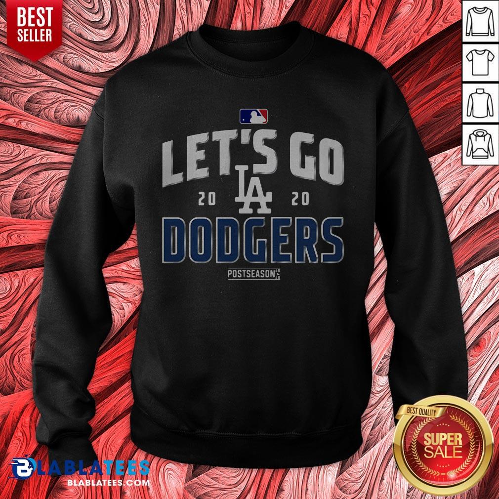 Let’s Go Los Angeles Dodgers 2020 Postseason Shirt - Image 2