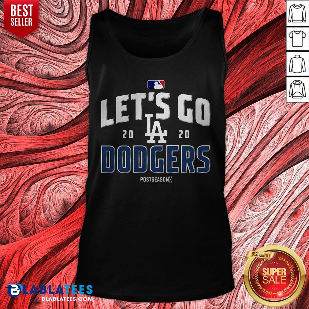 Let’s Go Los Angeles Dodgers 2020 Postseason Shirt - Image 4
