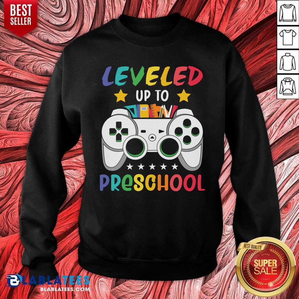Leveled Up To Preschool Shirt - Image 3