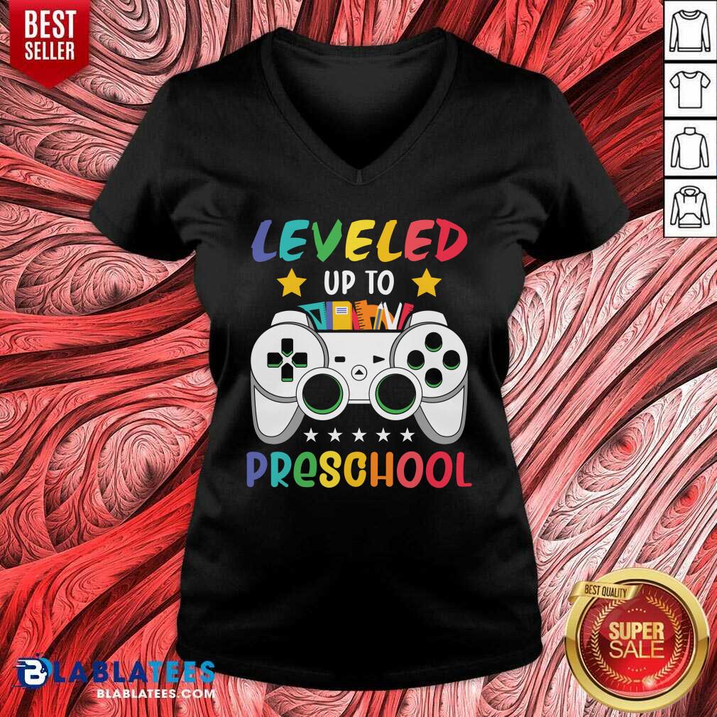 Leveled Up To Preschool Shirt - Image 2