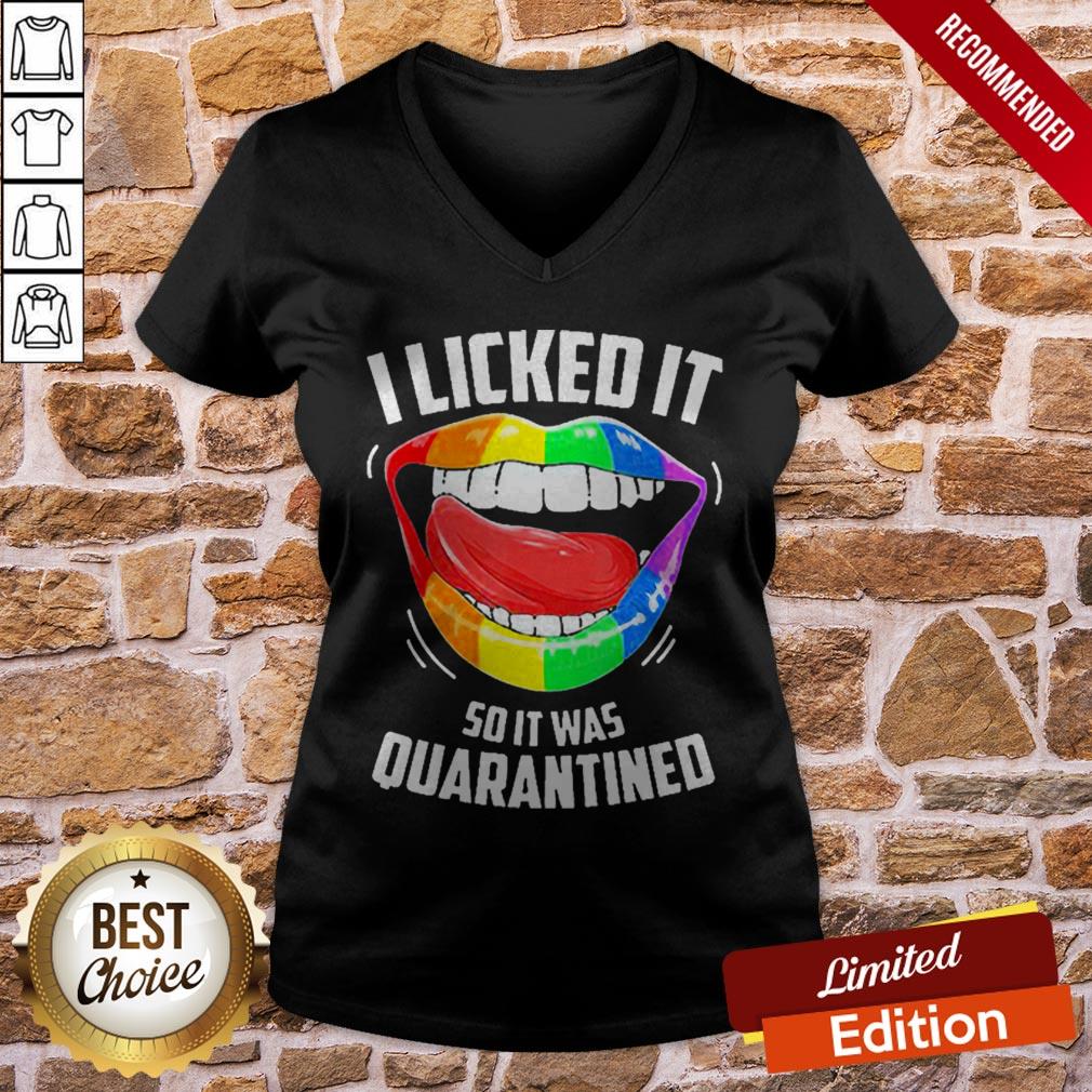LGBT 2020 I LickedI It So It Was Quarantined Shirt - Image 2