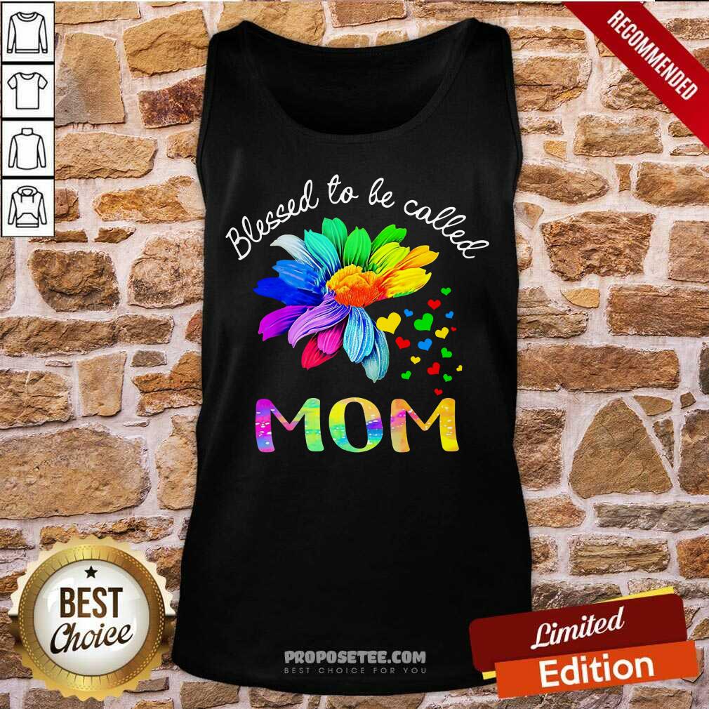 LGBT Blessed To Be Called Mom Shirt - Image 5