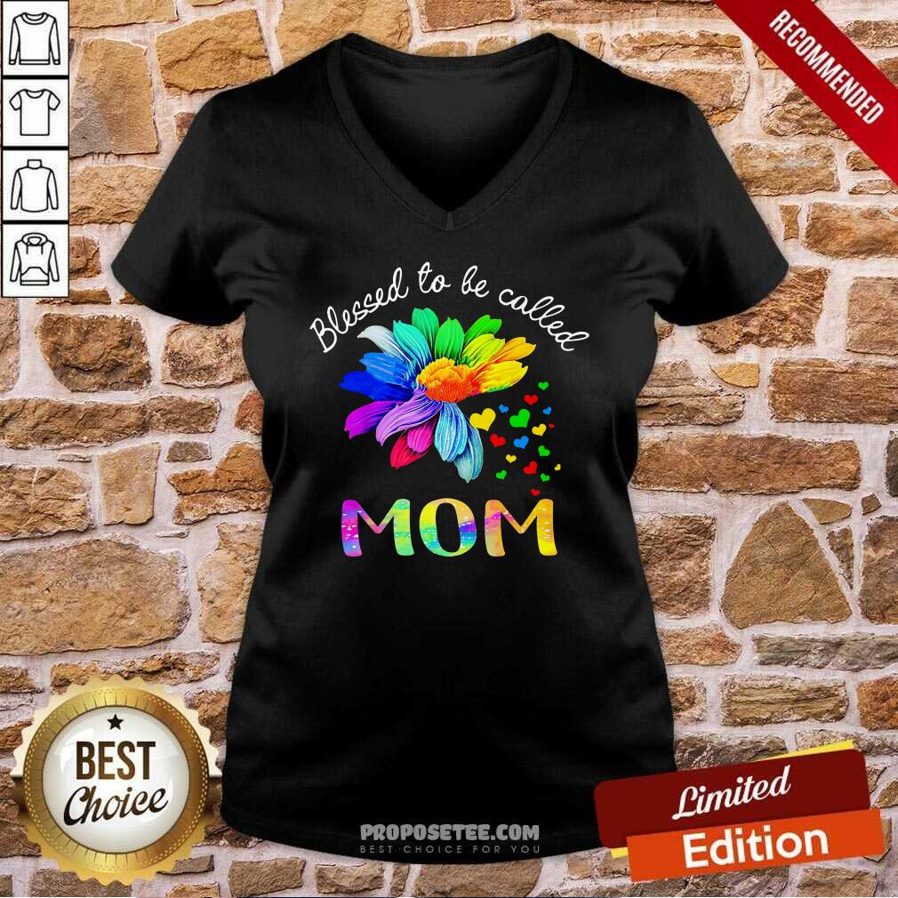 LGBT Blessed To Be Called Mom Shirt - Image 4