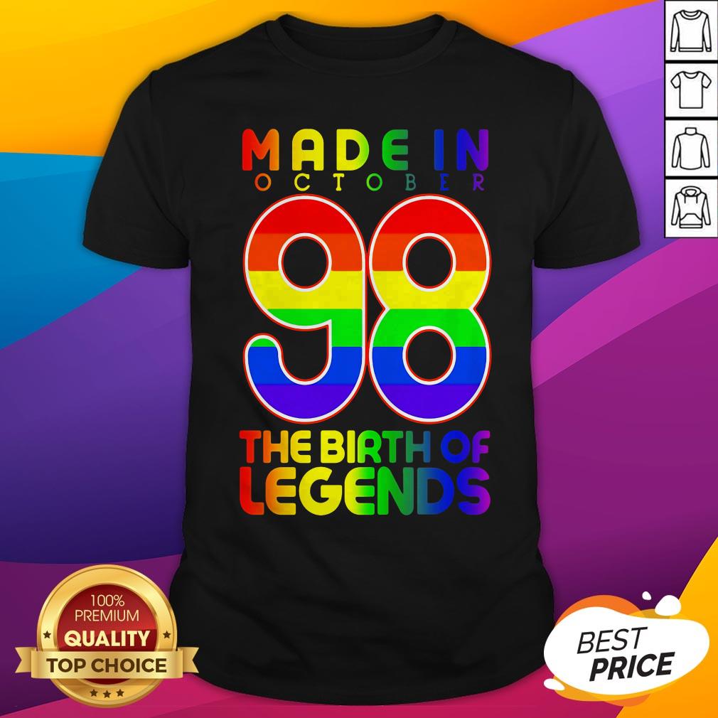 LGBT Made In October 98 The Birth Of Legends Shirt