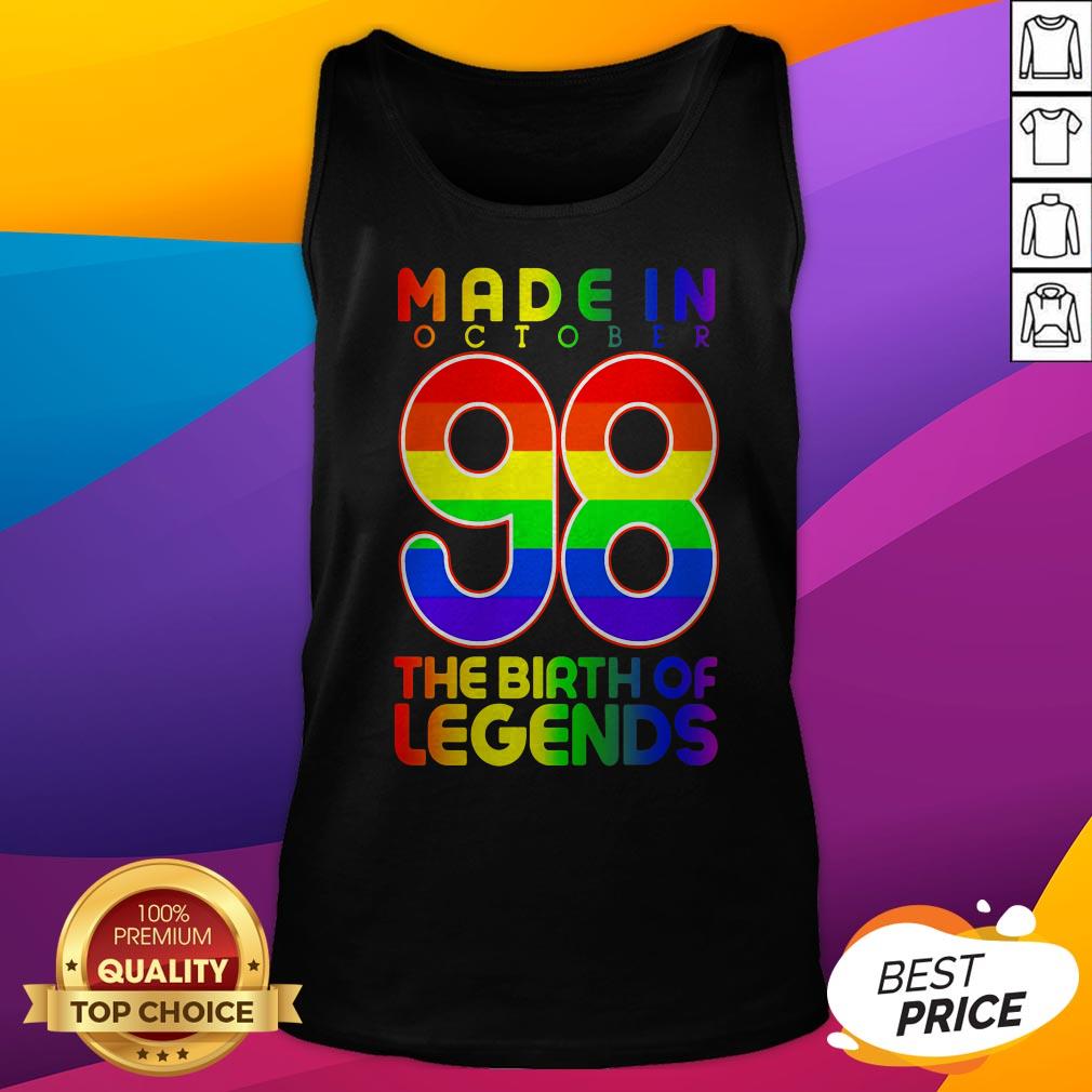 LGBT Made In October 98 The Birth Of Legends Shirt - Image 5