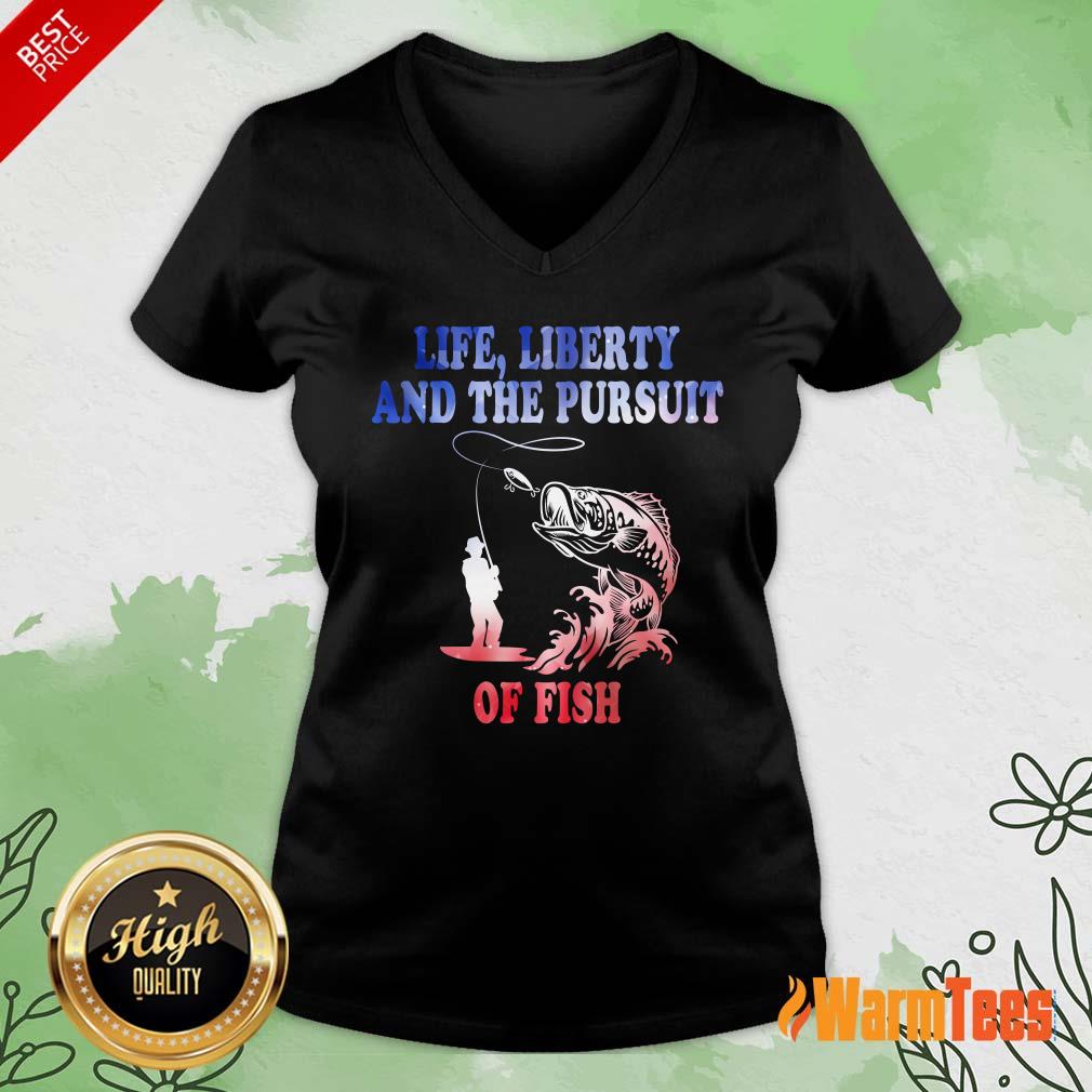 Life Liberty And The Pursuit Of Fish Shirt - Image 4