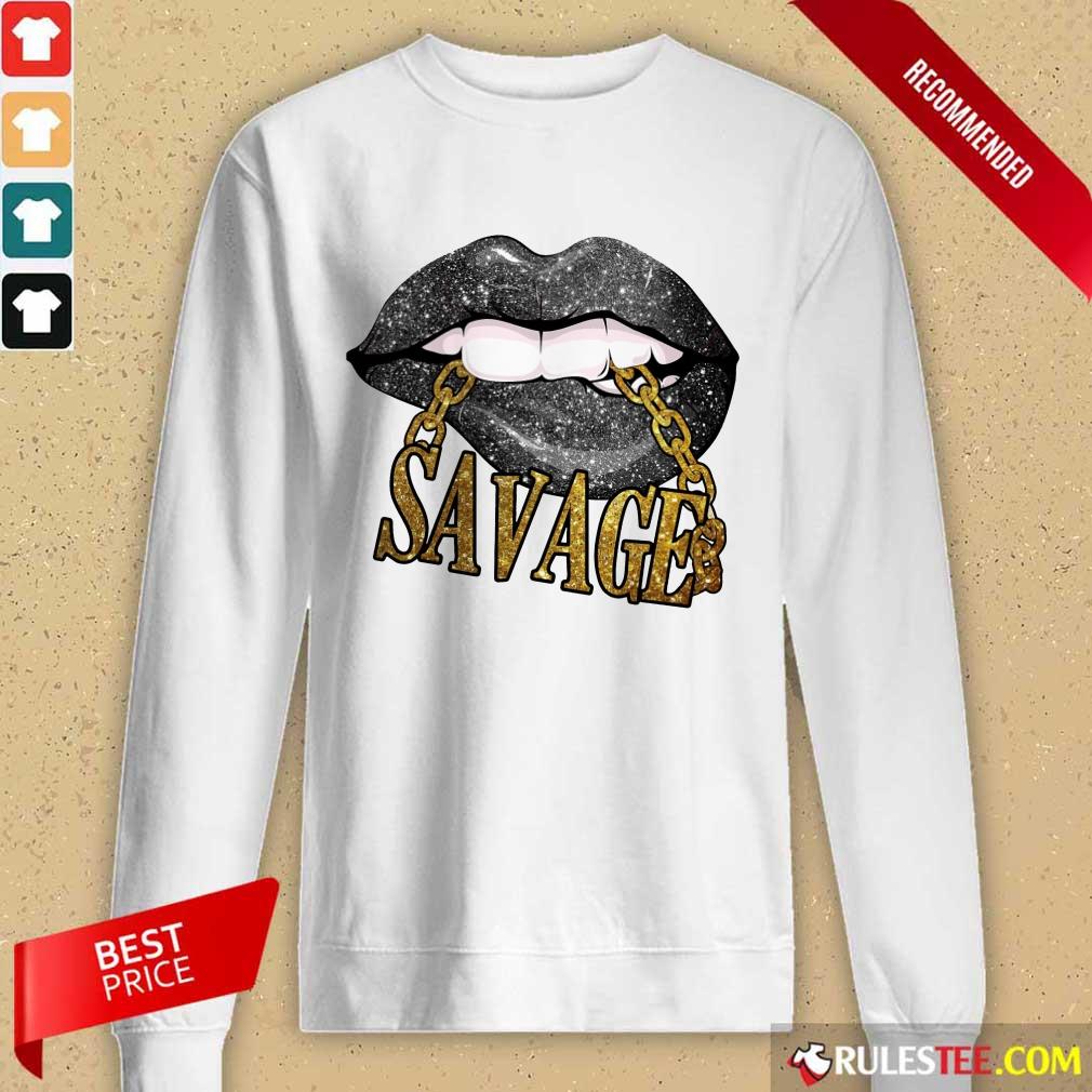 Lip Savage Black Woman Shirt - Image 2