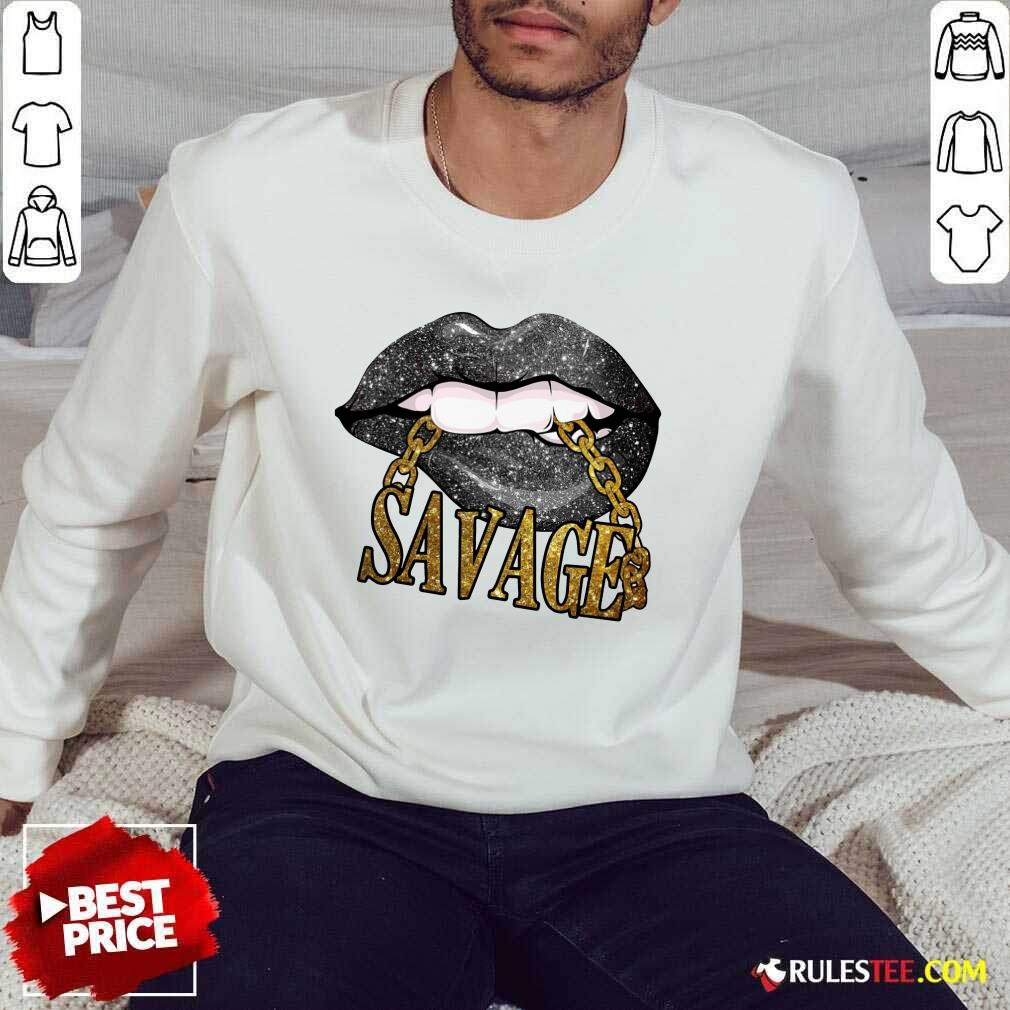 Lip Savage Black Woman Shirt - Image 5