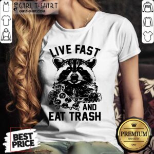 Alternative view of Live Fast And Eat Trash Shirt