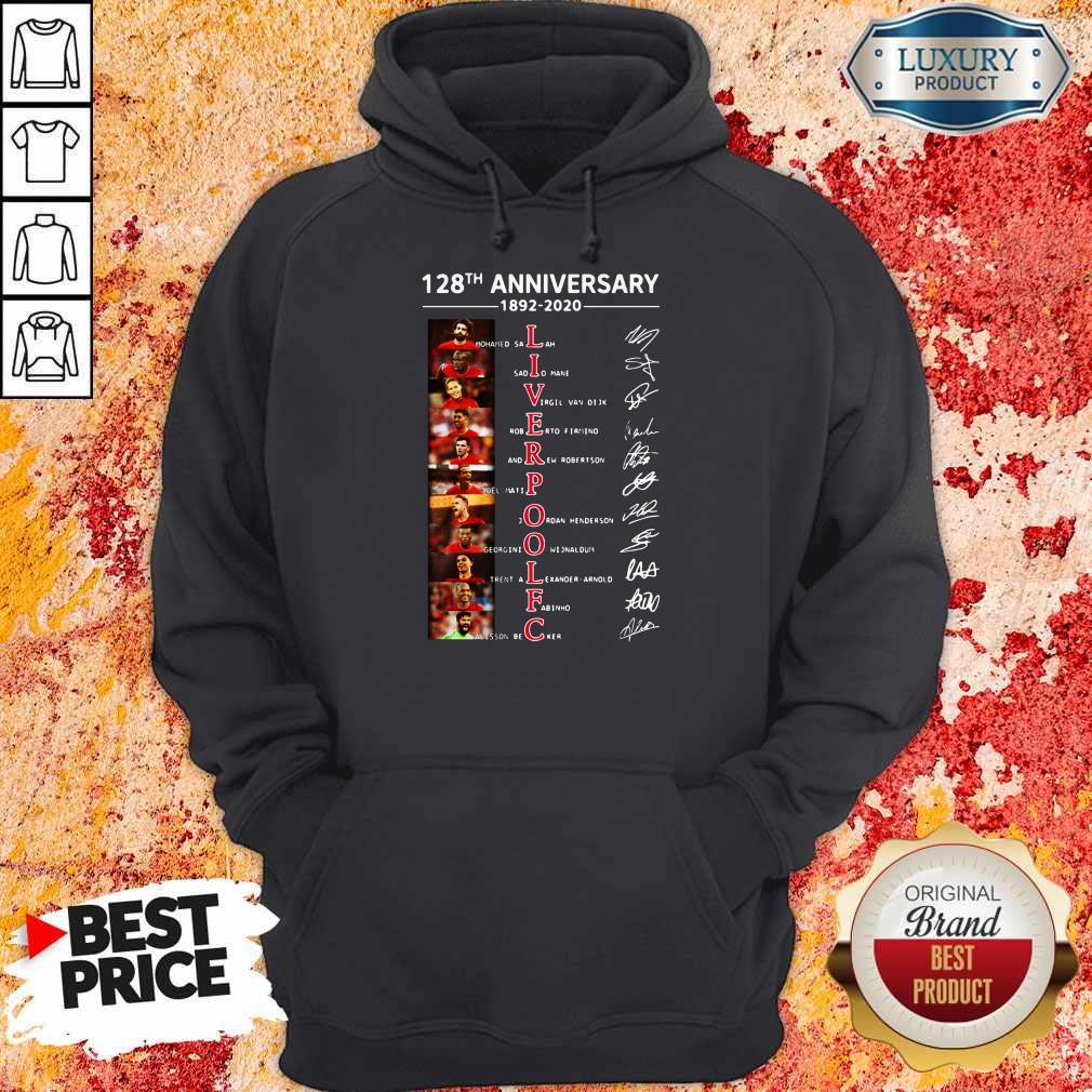Liverpool 128th Anniversary 1892 2020 Signatures Shirt - Image 4