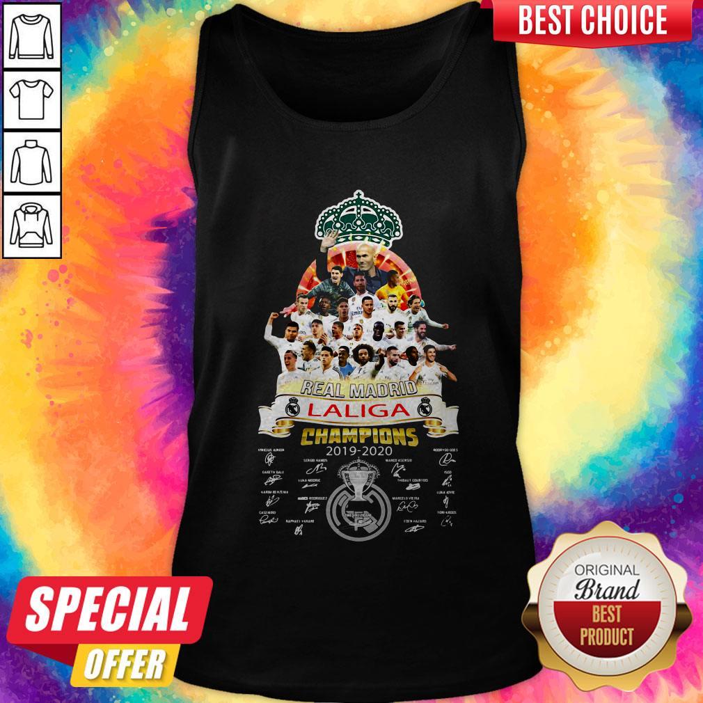 Liverpool Football Club Real Madrid La Liga Champions 2019 2020 Signatures Shirt - Image 4
