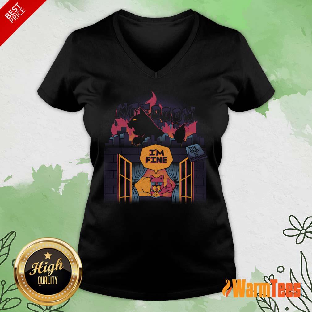 Lockdown Dog I'm Fine Home Office By Tobe Fonseca Shirt - Image 5