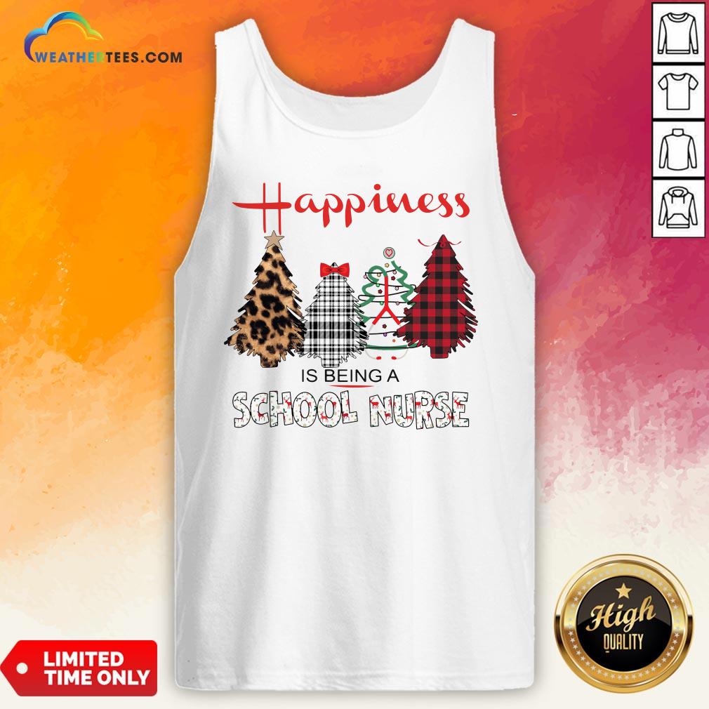 Look Happiness Is Being A School Nurse Christmas Shirt - Image 3