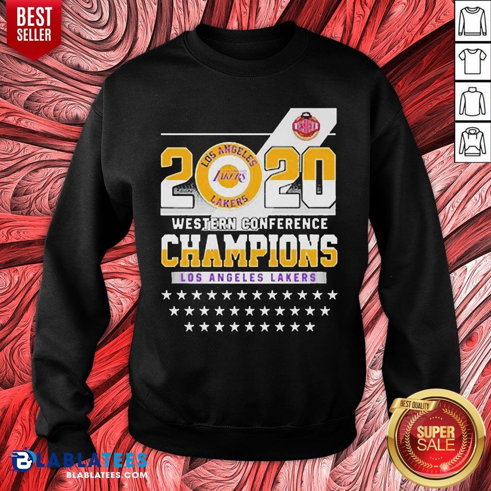 Los Angeles Lakers Western Conference Champions 2020 Shirt - Image 2