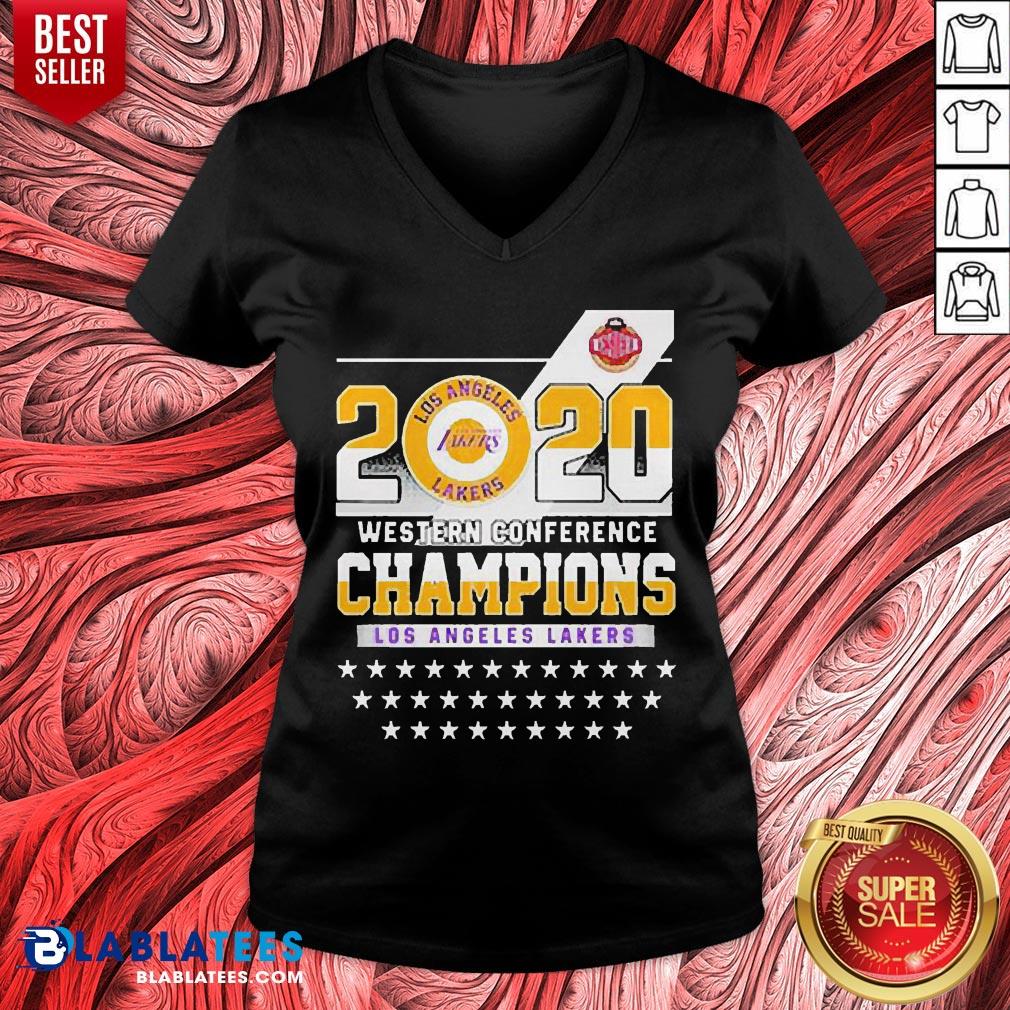 Los Angeles Lakers Western Conference Champions 2020 Shirt - Image 4