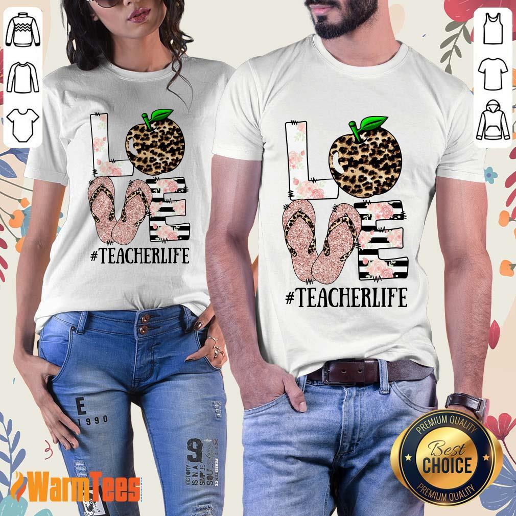Love Apple Teacher Life Shirt - Image 3