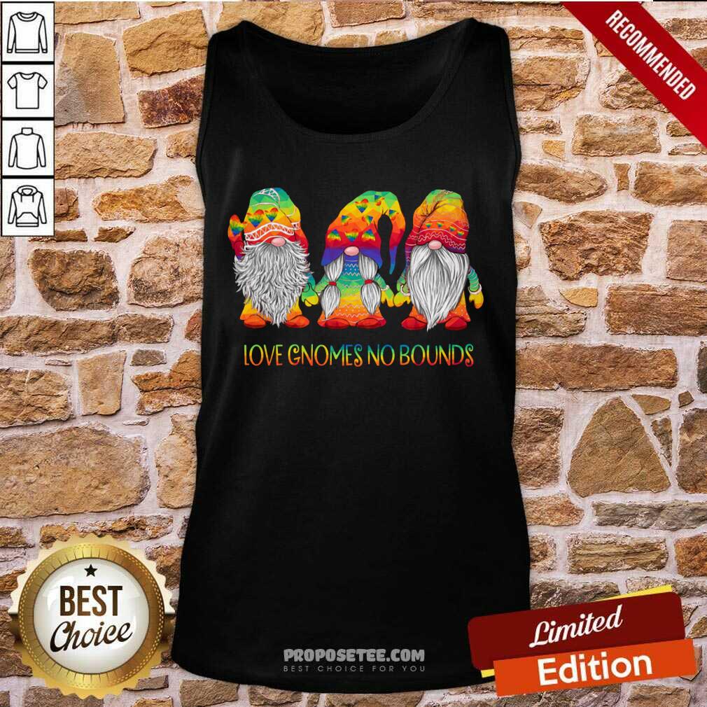 Love Gnomes No Bounds LGBT Shirt - Image 4