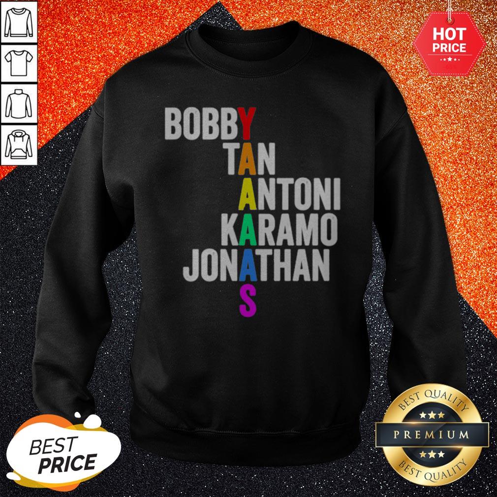 Love LGBT Yaaaas Bobby Tan Antoni Karamo Jonathan Shirt - Image 4
