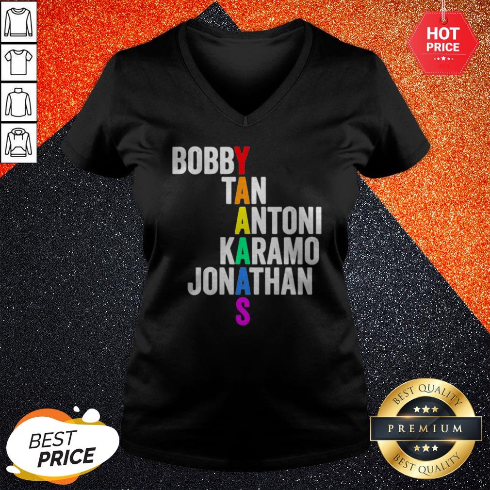 Love LGBT Yaaaas Bobby Tan Antoni Karamo Jonathan Shirt - Image 2
