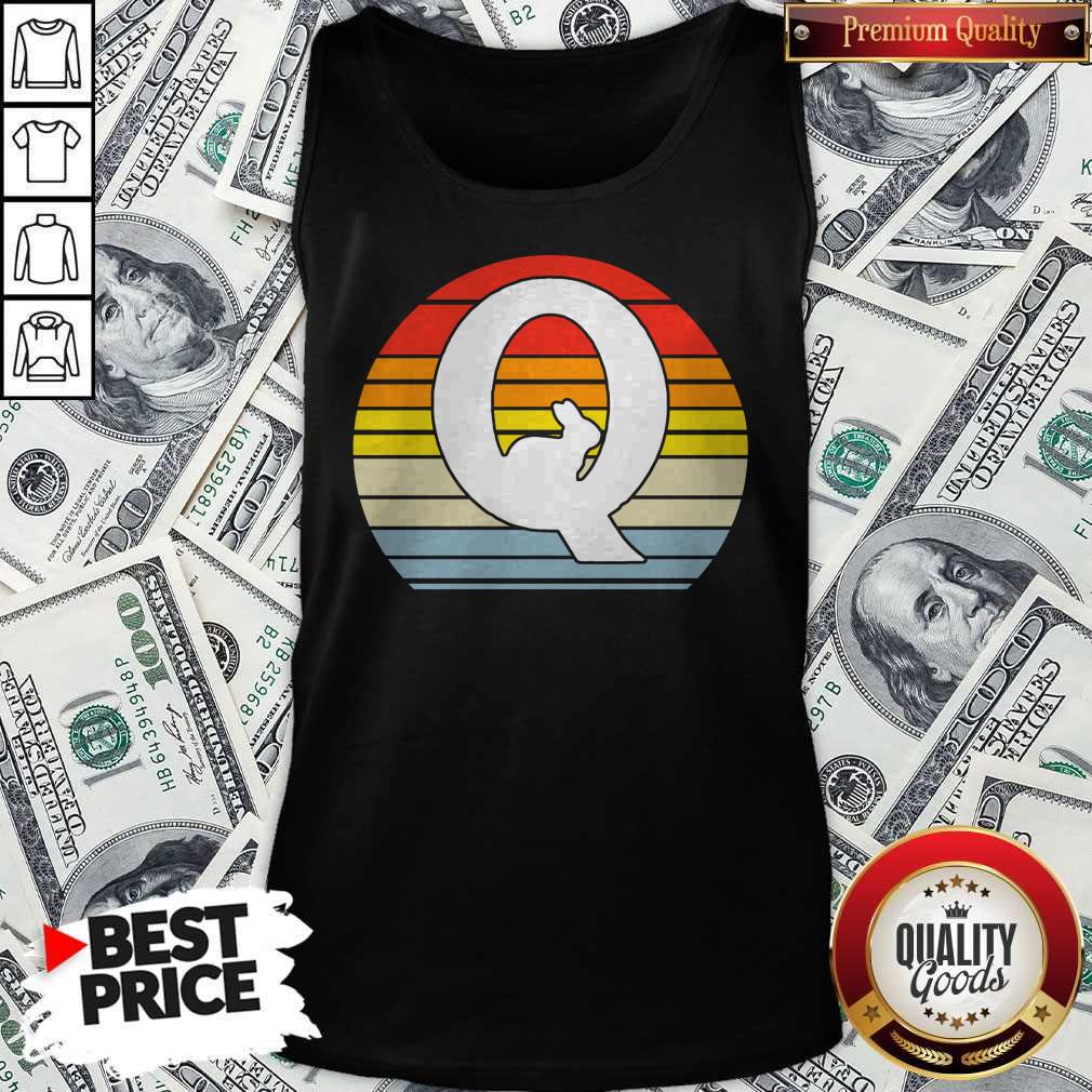 Love QAnon Rabbit White Q Cool WWG1WGA Vintage Retro Shirt - Image 3