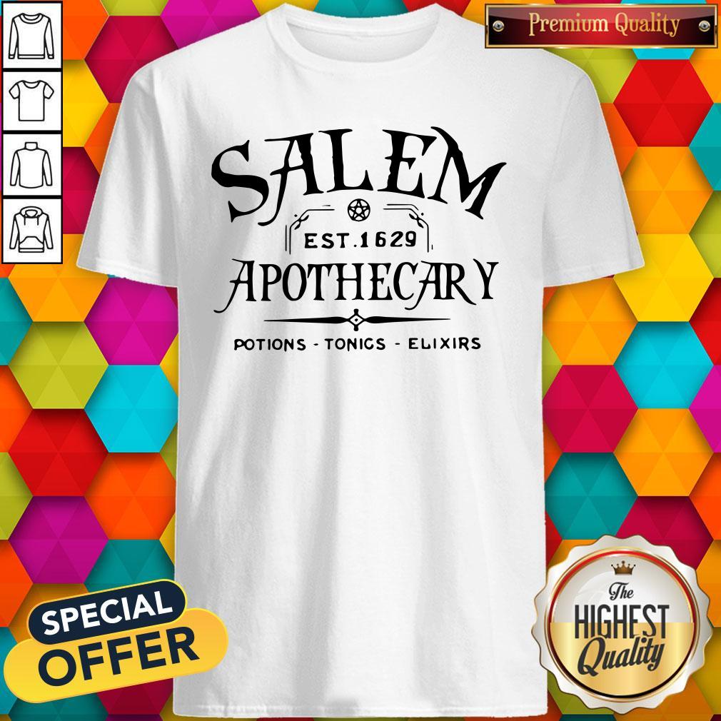 Love Salem EST 1629 Apothecary Potions Tonics Elixirs Shirt