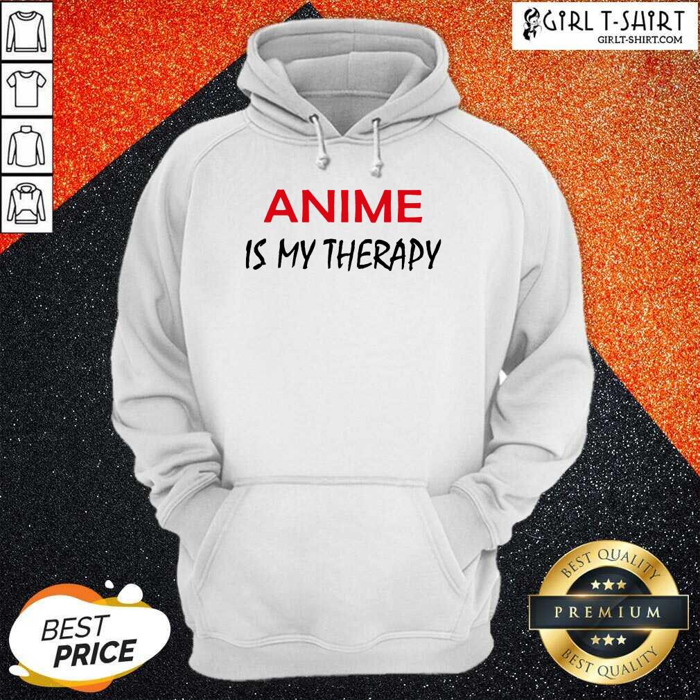 Lovely Anime Is My Therapy Shirt - Image 5