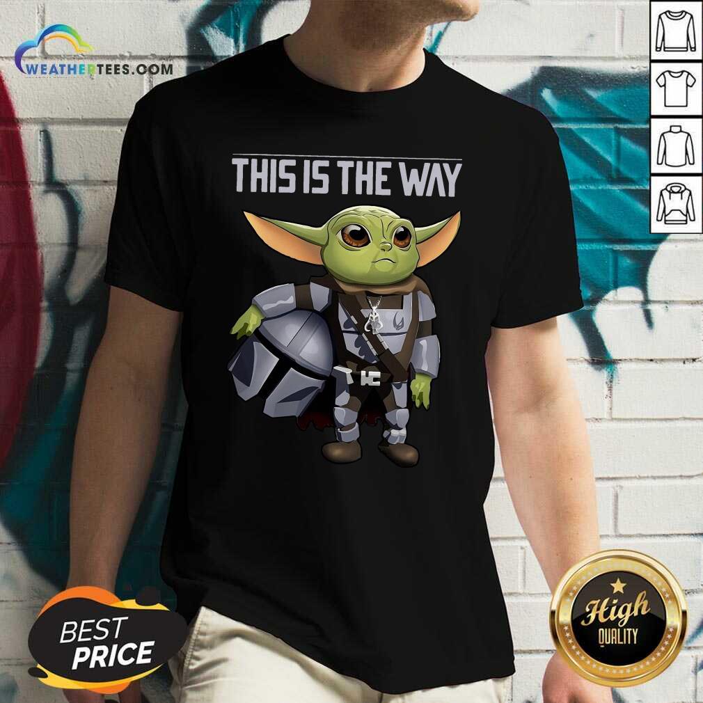 Lovely Baby Yoda The Mandalorian This Is The Way Shirt - Image 3