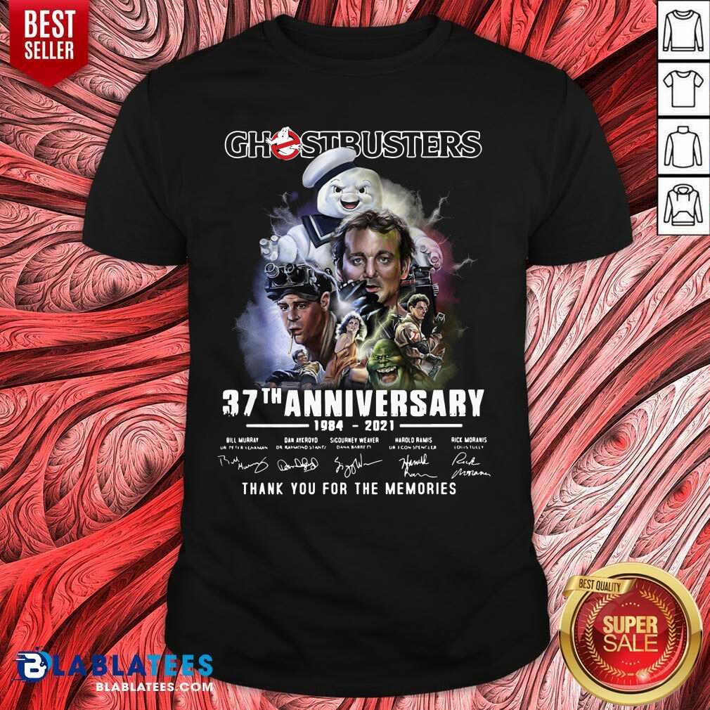 Lovely Chestbusters 37th Anniversary 1984 2021 Thank You For The Memories Signatures Shirt