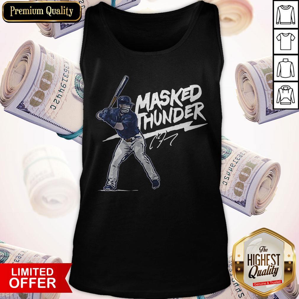 Lovely Clint Frazier Masked Thunder Official Shirt - Image 3