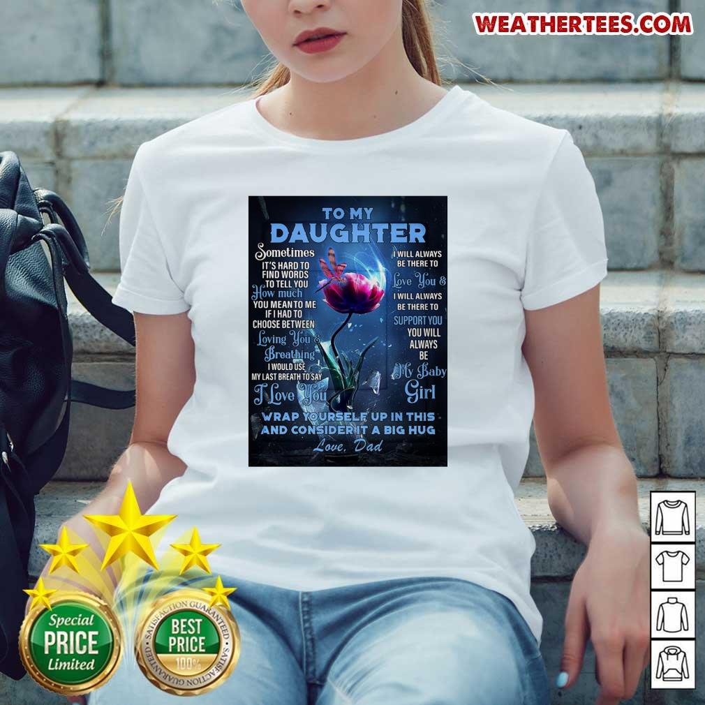 Lovely Dragonfly Flowers Daughter 2 Shirt - Image 4